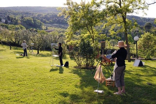 Art Class in Italy San Gimignano