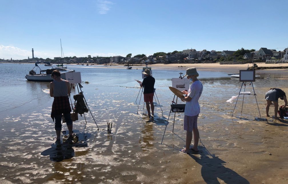 Art in the harbor beach