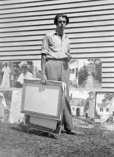 John Whorf on a Provincetown Street - Click to enlarge