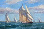 Arthur Egeli - Schooners at Race Point thumb