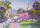 John Clayton - View of UU and the Harbor Provincetown