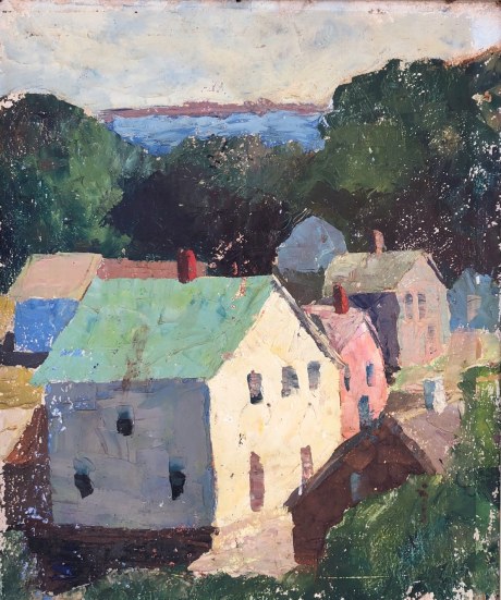 Province Town View circa 1925 from the Walls of Cape Cod School of Art