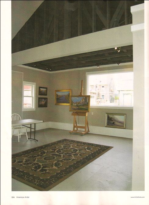 American Artist - Converting a Garage into a Professional Studio page 1 American Artist - Converting a Garage into a Professional Studio page 1