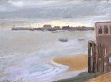 Joanette Egeli - Peer edge harbor view Provincetown