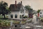 John Whorf Rainy Day in Provincetown